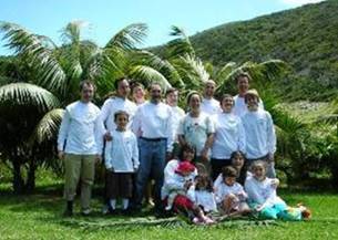 The extended family at 80th birthday of John Justinian Byrne (minus Peter & Allan) 2006